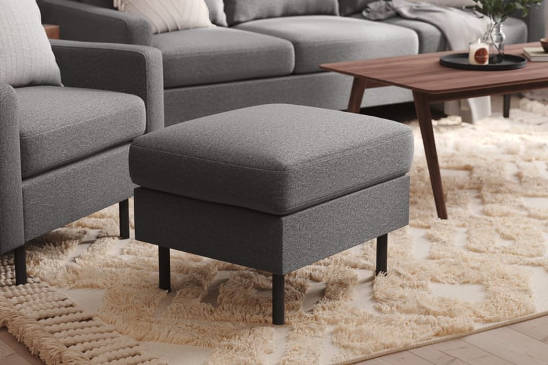 Peppe Fotpall - Ljusgrå - Möbler - Vardagsrum - Stolar & sittmöbler - Pallar - Fotpall