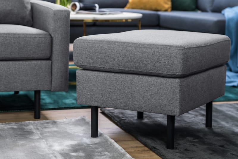 Peppe Fotpall - Ljusgrå - Möbler - Vardagsrum - Stolar & sittmöbler - Pallar - Fotpall