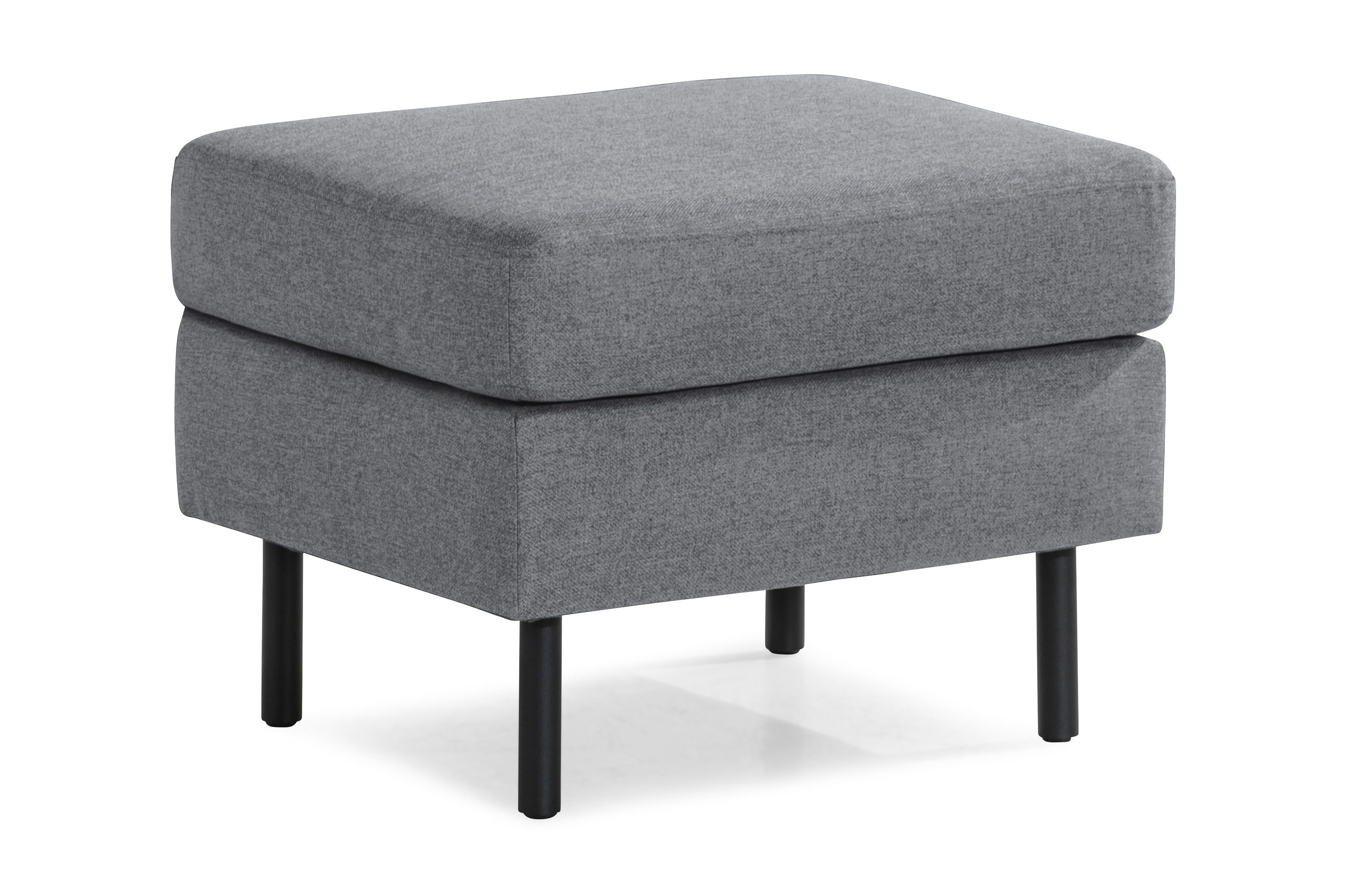 peppe fotpall - ljusgrå