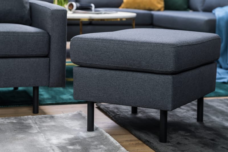 Peppe Fotpall - Mörkgrå - Möbler - Vardagsrum - Stolar & sittmöbler - Pallar - Fotpall