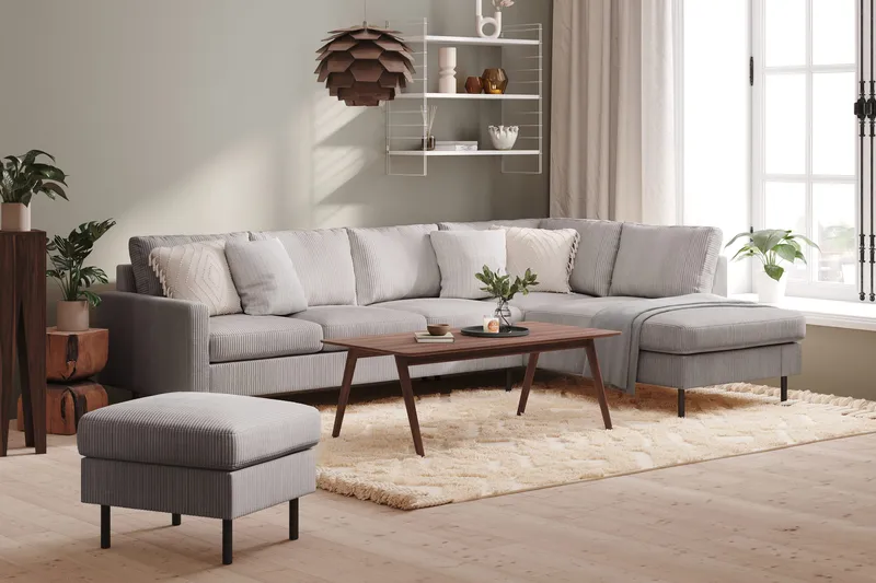 Peppe Fotpall - Mörkgrå - Möbler - Vardagsrum - Stolar & sittmöbler - Pallar - Fotpall