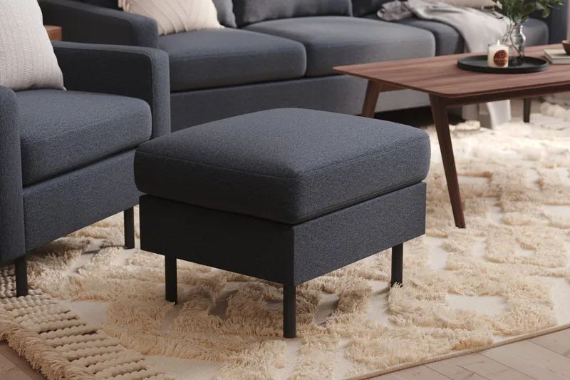 Peppe Fotpall - Mörkgrå - Möbler - Vardagsrum - Stolar & sittmöbler - Pallar - Fotpall