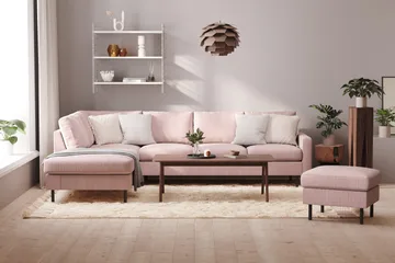 Peppe Fotpall - Rosa - Möbler - Vardagsrum - Stolar & sittmöbler - Pallar - Fotpall