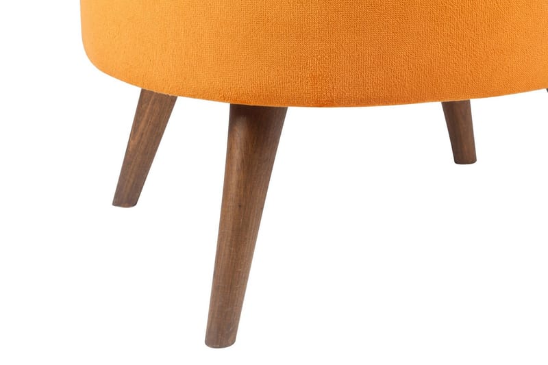 Phyllisann Fotpall - Orange - Möbler - Vardagsrum - Stolar & sittmöbler - Pallar - Fotpall