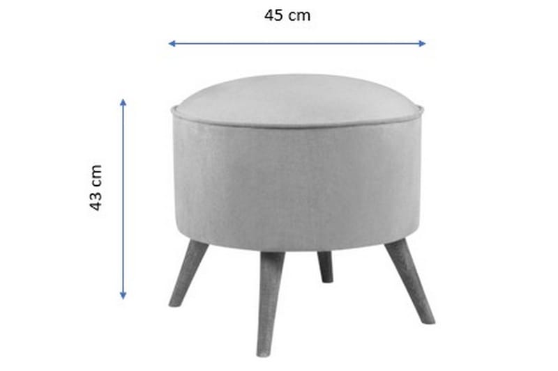 Phyllisann Fotpall - Röd - Möbler - Vardagsrum - Stolar & sittmöbler - Pallar - Fotpall