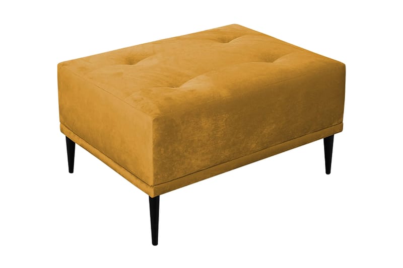 Rapale Fotpall, Sammet/Gul