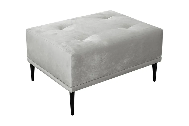 Rapale Fotpall, Sammet/Silver