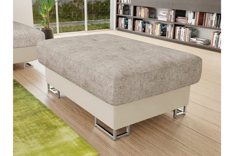 Reginia Fotpall 67 cm beige - Möbler - Vardagsrum - Stolar & sittmöbler - Pallar - Fotpall