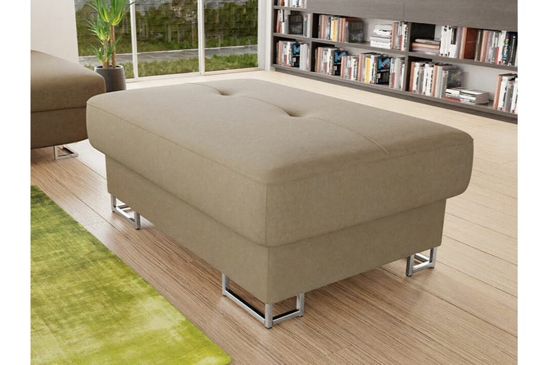 Reginia Fotpall 67 cm beige - Möbler - Vardagsrum - Stolar & sittmöbler - Pallar - Fotpall