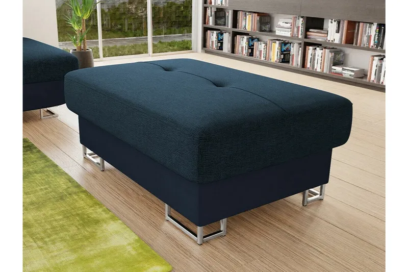 Reginia Fotpall 67 cm Dark blue - Möbler - Vardagsrum - Stolar & sittmöbler - Pallar - Fotpall