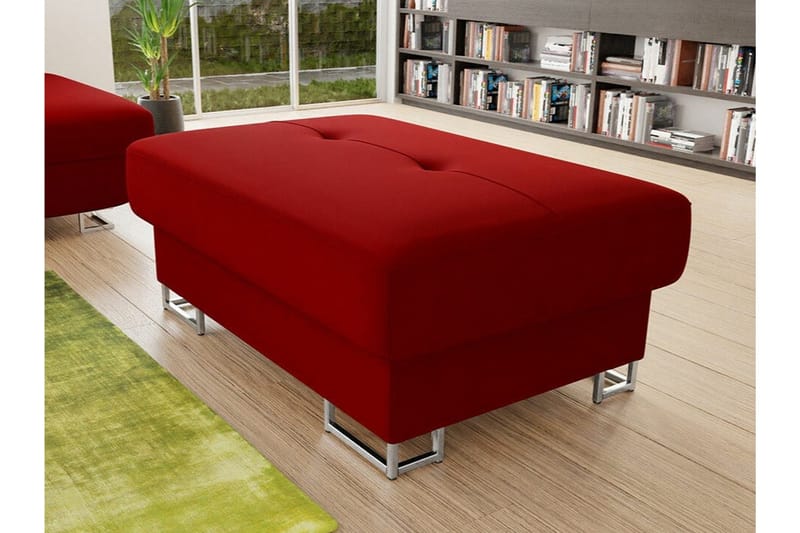 Reginia Fotpall 67 cm Dark red - Möbler - Vardagsrum - Stolar & sittmöbler - Pallar - Fotpall