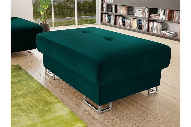 Reginia Fotpall 67 cm Green - Möbler - Vardagsrum - Stolar & sittmöbler - Pallar - Fotpall