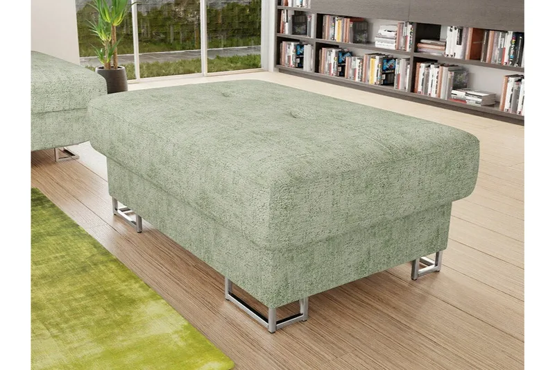 Reginia Fotpall 67 cm Light green/Green/Mint - Möbler - Vardagsrum - Stolar & sittmöbler - Pallar - Fotpall