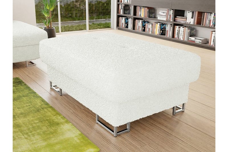 Reginia Fotpall 67 cm White - Möbler - Vardagsrum - Stolar & sittmöbler - Pallar - Fotpall