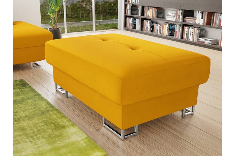 Reginia Fotpall 67 cm Yellow - Möbler - Vardagsrum - Stolar & sittmöbler - Pallar - Fotpall