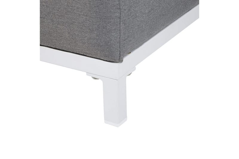 Fotpall Rovigo Grå/vit - Grå/vit - Möbler - Vardagsrum - Stolar & sittmöbler - Pallar - Fotpall