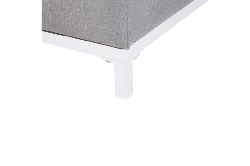 Fotpall Rovigo Ljusgrå/vit - Ljusgrå/vit - Möbler - Vardagsrum - Stolar & sittmöbler - Pallar - Fotpall