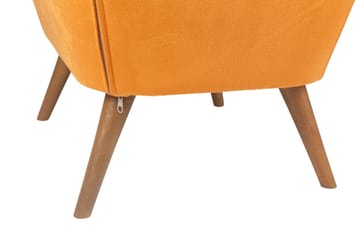 Saberi Fotpall - Orange - Möbler - Vardagsrum - Stolar & sittmöbler - Pallar - Fotpall