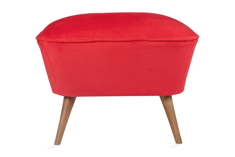 Saberi Fotpall - Röd - Möbler - Vardagsrum - Stolar & sittmöbler - Pallar - Fotpall