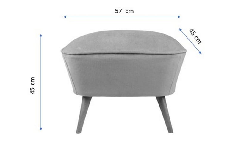 Saberi Fotpall - Röd - Möbler - Vardagsrum - Stolar & sittmöbler - Pallar - Fotpall