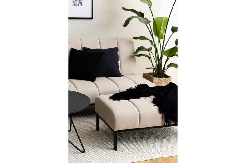 Sapita Fotpall 100 cm - Beige - Möbler - Vardagsrum - Stolar & sittmöbler - Pallar - Fotpall