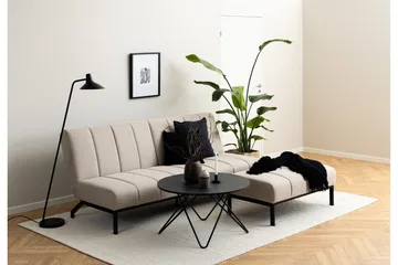 Sapita Fotpall 100 cm - Beige - Möbler - Vardagsrum - Stolar & sittmöbler - Pallar - Fotpall