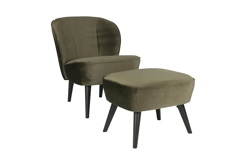 Serra Fotpall - Grön - Möbler - Vardagsrum - Stolar & sittmöbler - Pallar - Fotpall