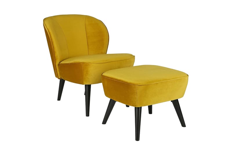 Serra Fotpall - Ockra - Möbler - Vardagsrum - Stolar & sittmöbler - Pallar - Fotpall