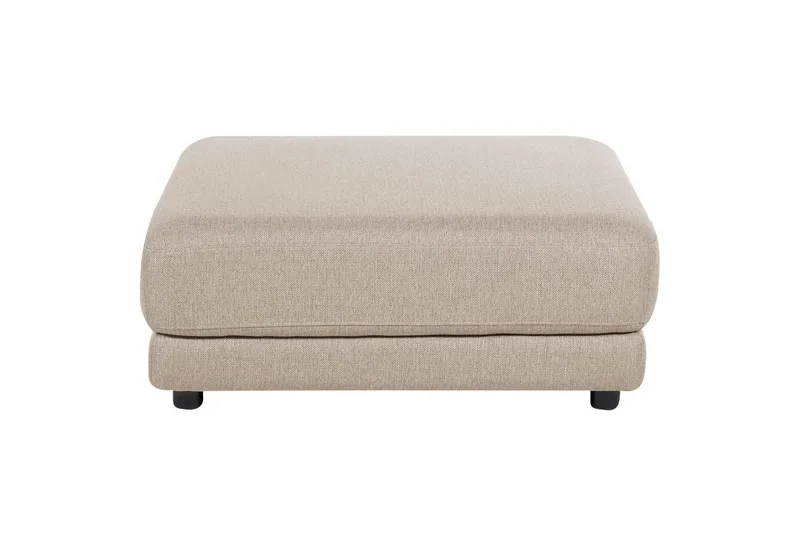 Fotpall Sigtuna Beige/svart - Beige/svart - Möbler - Vardagsrum - Stolar & sittmöbler - Pallar - Fotpall