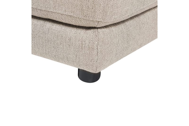 Fotpall Sigtuna Beige/svart - Beige/svart - Möbler - Vardagsrum - Stolar & sittmöbler - Pallar - Fotpall