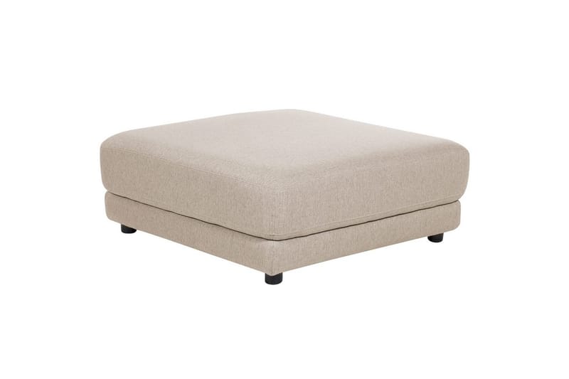Fotpall Sigtuna Beige/svart - Beige/svart - Möbler - Vardagsrum - Stolar & sittmöbler - Pallar - Fotpall