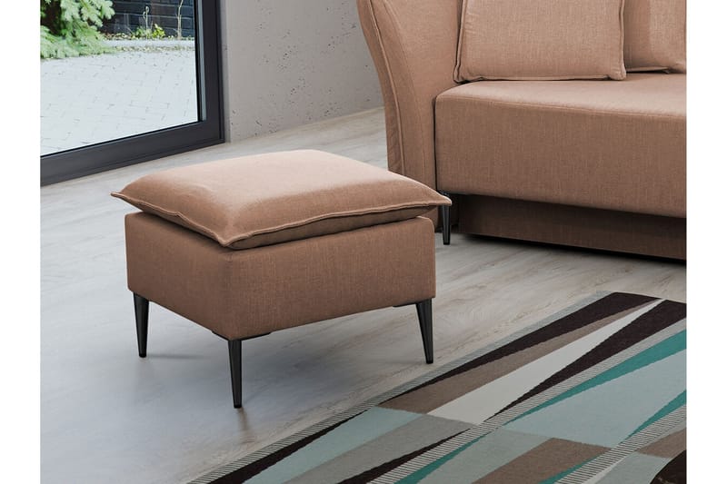 Staffin Fotpall 50 cm beige - Möbler - Vardagsrum - Stolar & sittmöbler - Pallar - Fotpall