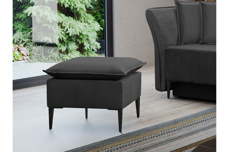 Staffin Fotpall 50 cm Dark grey - Möbler - Vardagsrum - Stolar & sittmöbler - Pallar - Fotpall