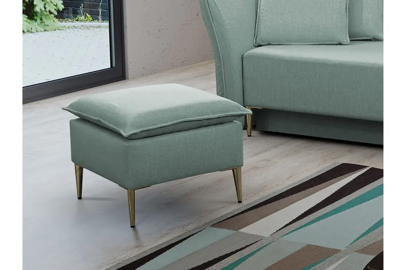 Staffin Fotpall 50 cm Light green - Möbler - Vardagsrum - Stolar & sittmöbler - Pallar - Fotpall