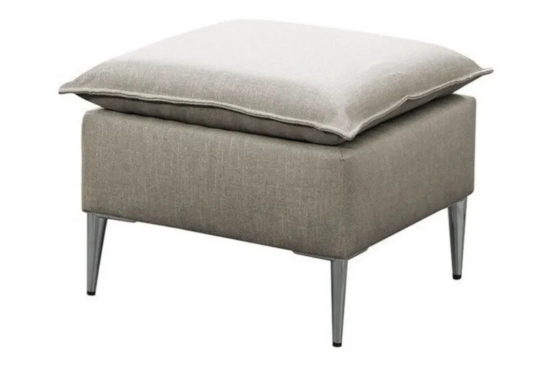 Staffin Fotpall 50 cm NO_BRAND Beige/Light beige - Möbler - Vardagsrum - Stolar & sittmöbler - Pallar - Fotpall