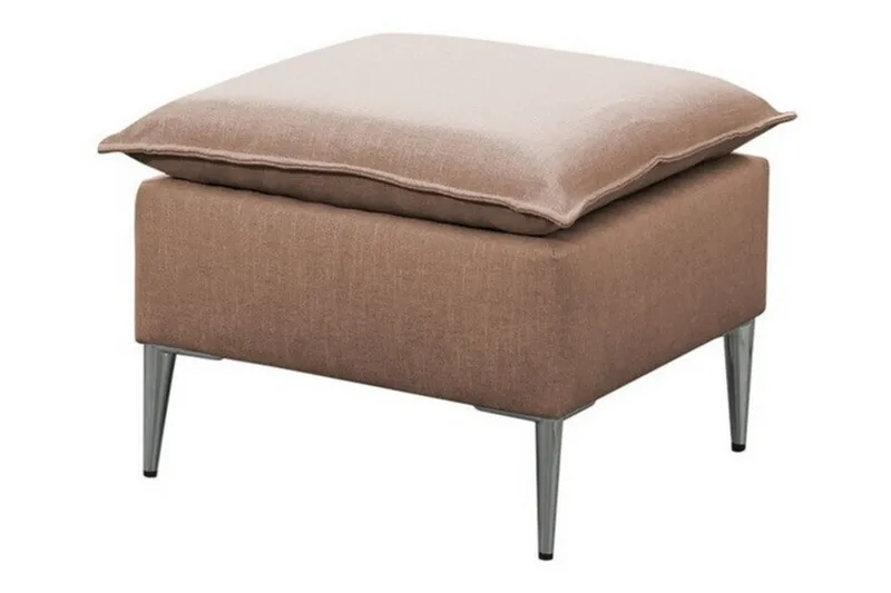 Staffin Fotpall 50 cm NO_BRAND Light brown - Möbler - Vardagsrum - Stolar & sittmöbler - Pallar - Fotpall