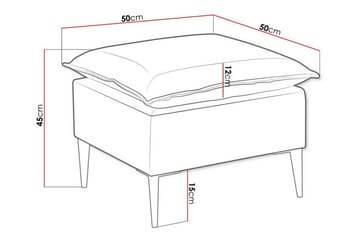 Staffin Fotpall 50 cm - Möbler - Vardagsrum - Stolar & sittmöbler - Pallar - Fotpall