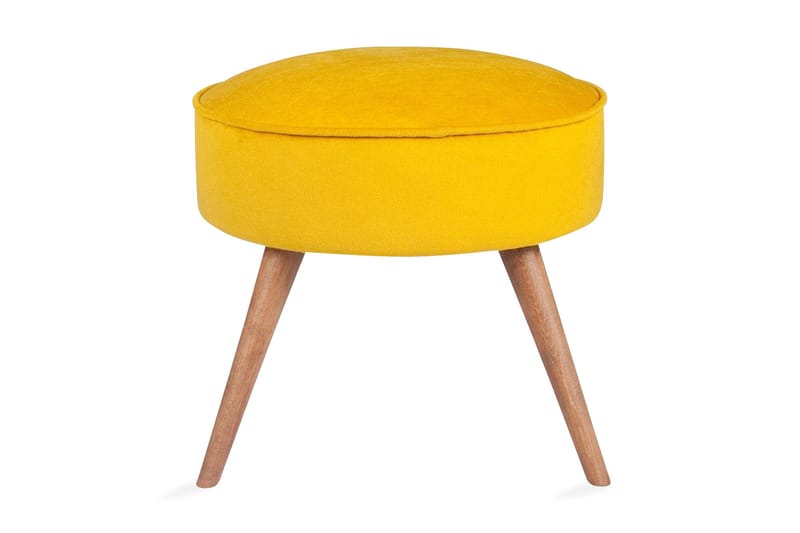 Stefanescu Fotpall - Gul - Möbler - Vardagsrum - Stolar & sittmöbler - Pallar - Fotpall