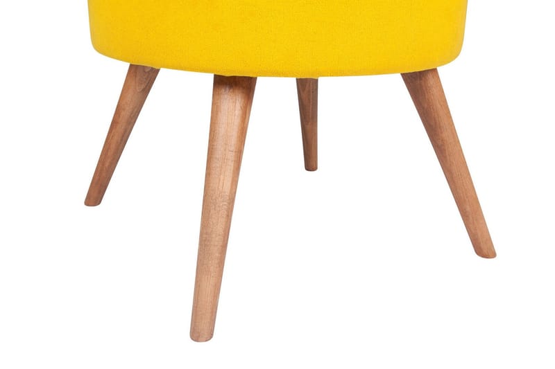 Stefanescu Fotpall - Gul - Möbler - Vardagsrum - Stolar & sittmöbler - Pallar - Fotpall