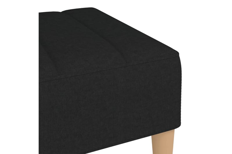 Fotpall svart 78x56x32 cm tyg - Svart - Möbler - Vardagsrum - Stolar & sittmöbler - Pallar - Fotpall