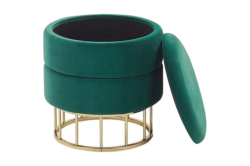 Tomakulla Fotpall med Förvaring - Grön - Möbler - Vardagsrum - Stolar & sittmöbler - Pallar - Fotpall