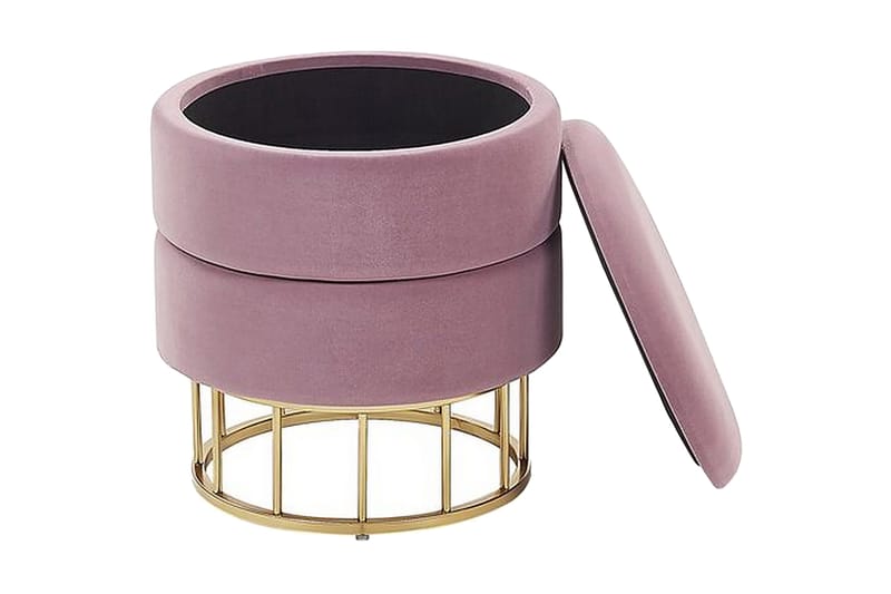 Tomakulla Fotpall med Förvaring - Rosa - Möbler - Vardagsrum - Stolar & sittmöbler - Pallar - Fotpall