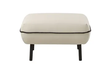 Fotpall Tonsberg Beige/svart - Beige/svart - Möbler - Vardagsrum - Stolar & sittmöbler - Pallar - Fotpall