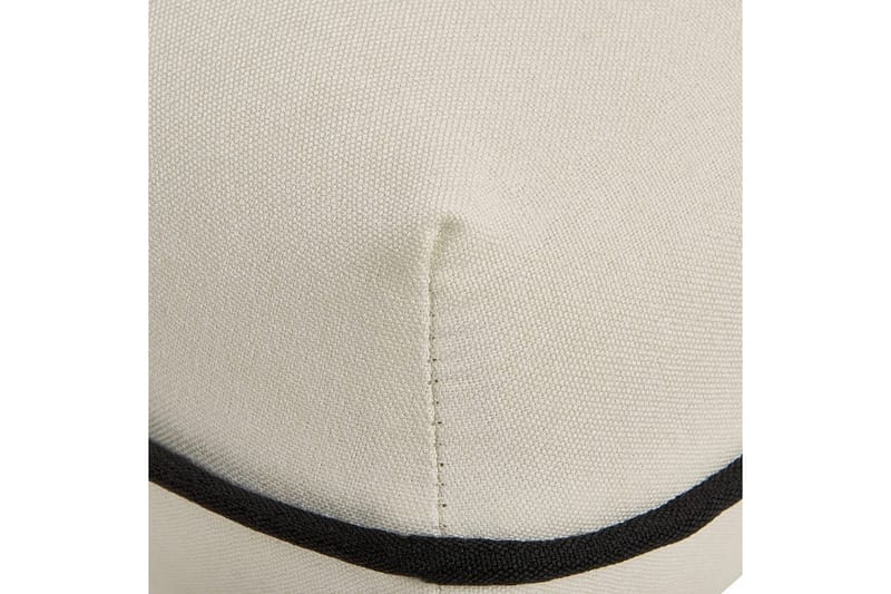 Fotpall Tonsberg Beige/svart - Beige/svart - Möbler - Vardagsrum - Stolar & sittmöbler - Pallar - Fotpall