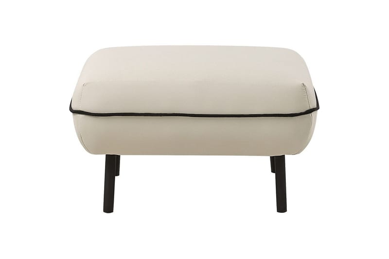 Fotpall Tonsberg Beige/svart - Beige/svart - Möbler - Vardagsrum - Stolar & sittmöbler - Pallar - Fotpall