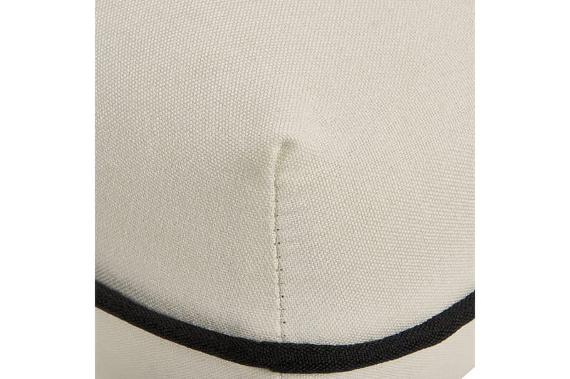 Fotpall Tonsberg Beige/svart - Beige/svart - Möbler - Vardagsrum - Stolar & sittmöbler - Pallar - Fotpall