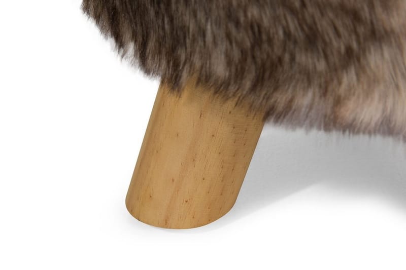 Topeka Fotpall 33|33 cm - Brun - Möbler - Vardagsrum - Stolar & sittmöbler - Pallar - Fotpall