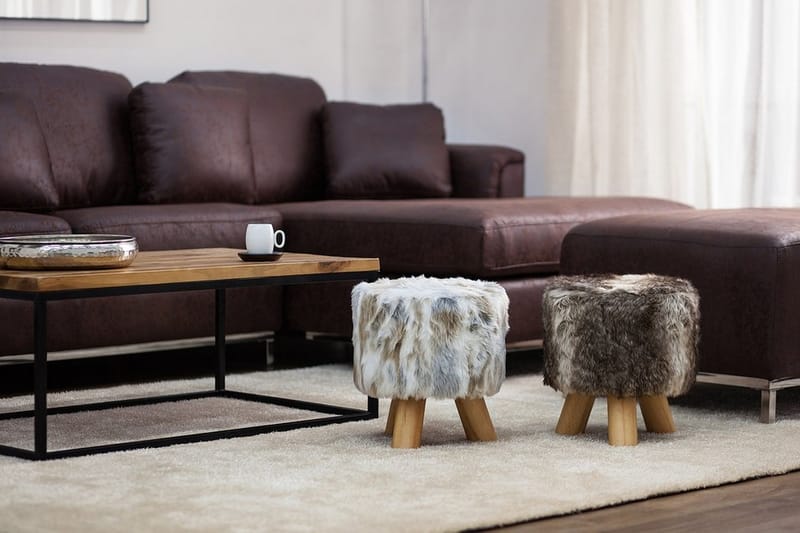 TOPEKA Fotpall 33|33 cm - Möbler - Vardagsrum - Stolar & sittmöbler - Pallar - Fotpall