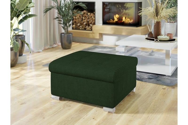 Trefor Fotpall 68 cm - Grön - Möbler - Vardagsrum - Stolar & sittmöbler - Pallar - Fotpall