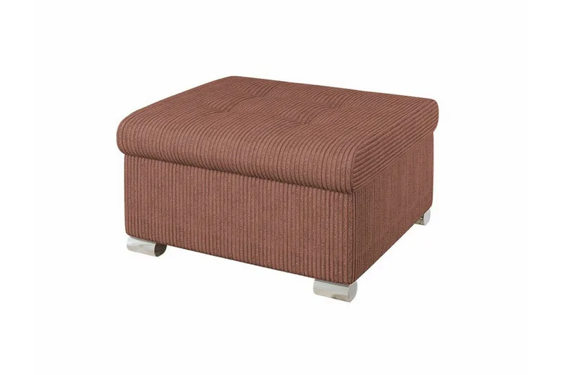 Trefor Fotpall 68 cm, Rosa